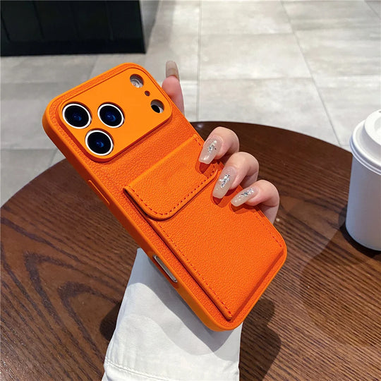 Heren Portemonnee Case Met Kaarthouder Voor iPhone - Stijlvol En Praktisch 7