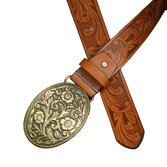 Heren Riem Westerse Stijl Met Robuuste Gesp 0