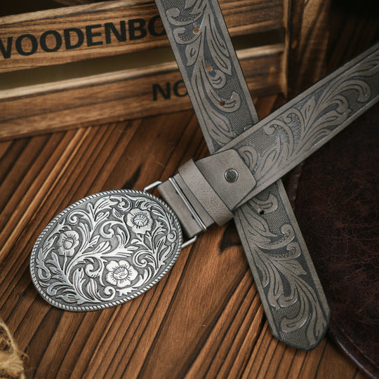 Heren Riem Westerse Stijl Met Robuuste Gesp 3