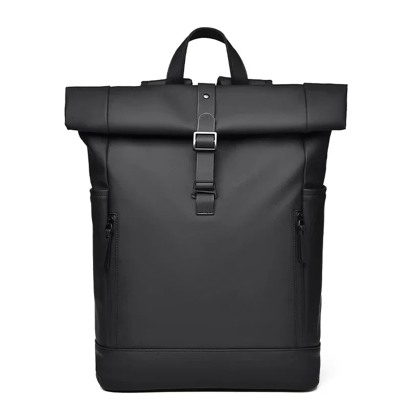 Heren Rugzak Rolltop Stijlvol Met Ruimte Voor Laptop En Persoonlijke Spullen 5