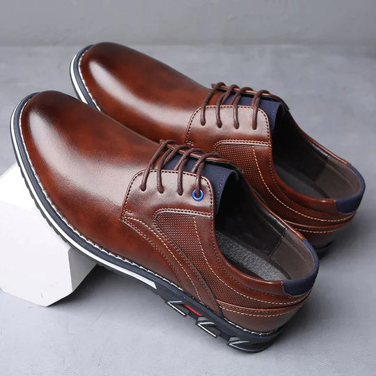 Heren Schoenen Leren Stijlvol 4