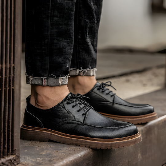 Heren Schoenen Veterschoenen Tijdloos Design 1