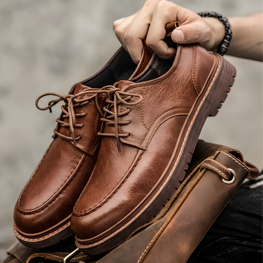 Heren Schoenen Veterschoenen Tijdloos Design 7