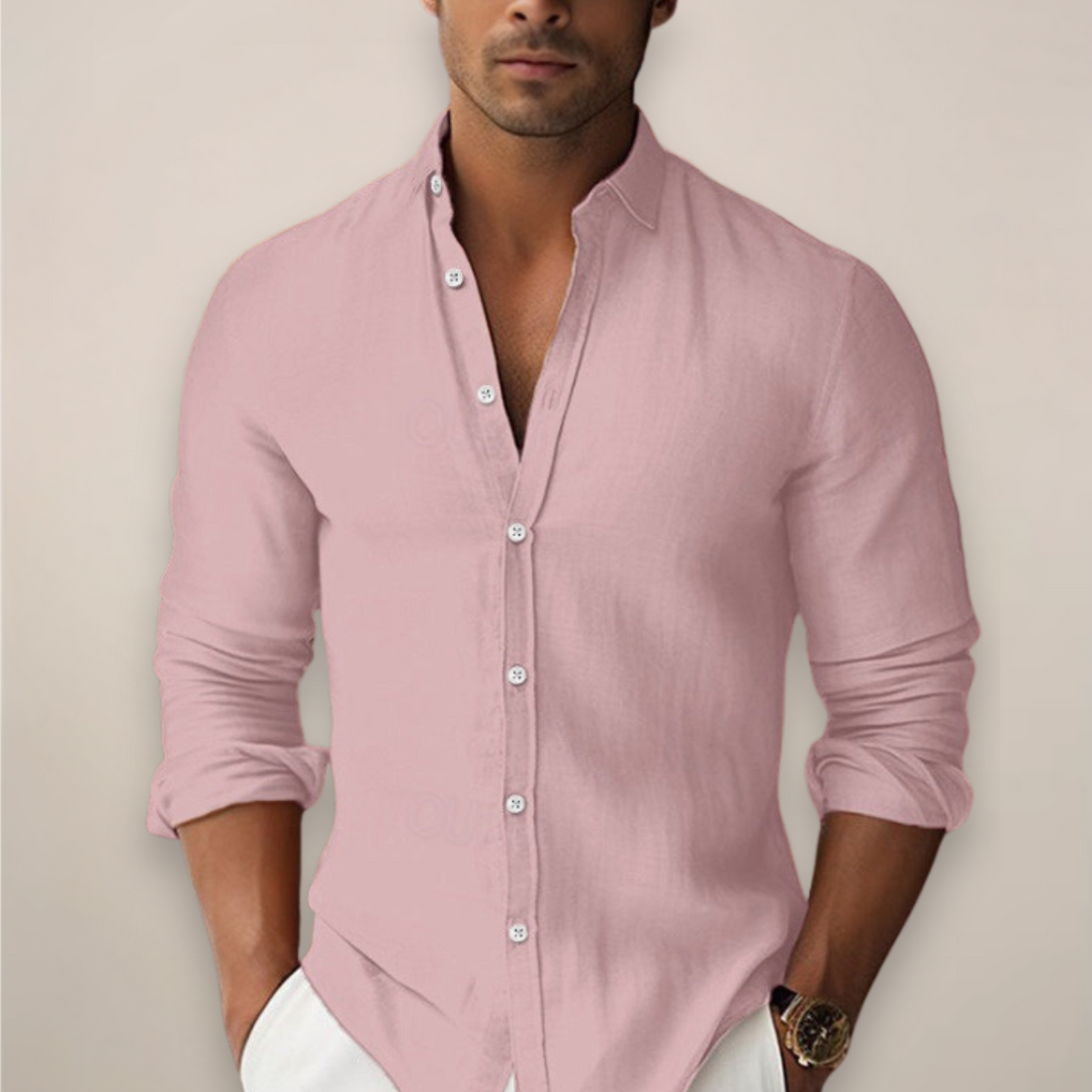 Heren Shirt Korte Mouwen Casual Ademend 4