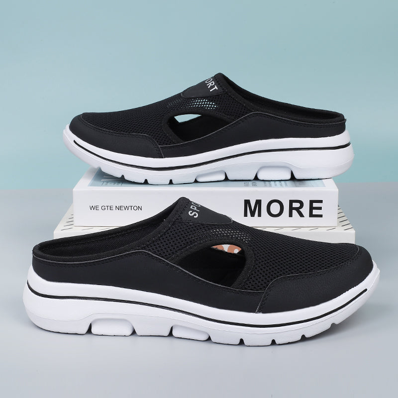 Heren Slip-On Slippers met Ondersteunende Zool 0
