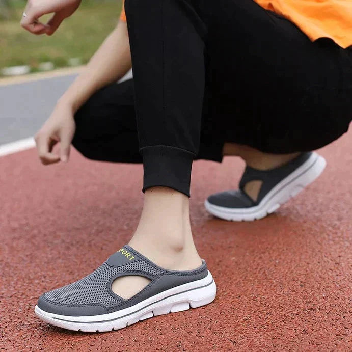 Heren Slip-On Slippers met Ondersteunende Zool 4