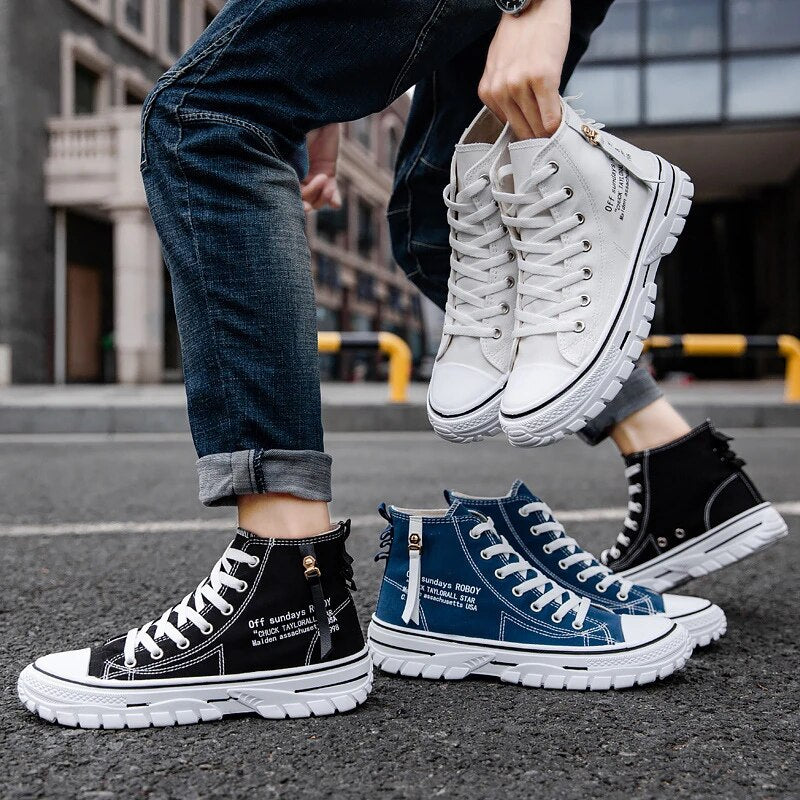 Heren Sneakers Hoog Stijlvol 3