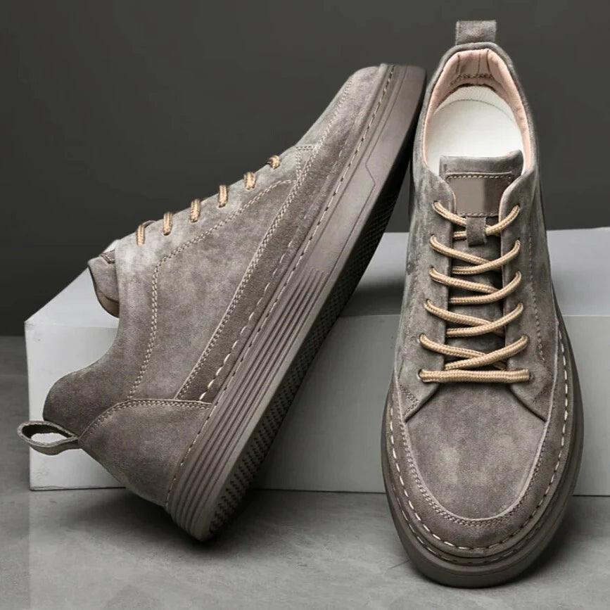 Heren Sneakers Italiaans Leer met Comfortabele EVA Tussenzool 5