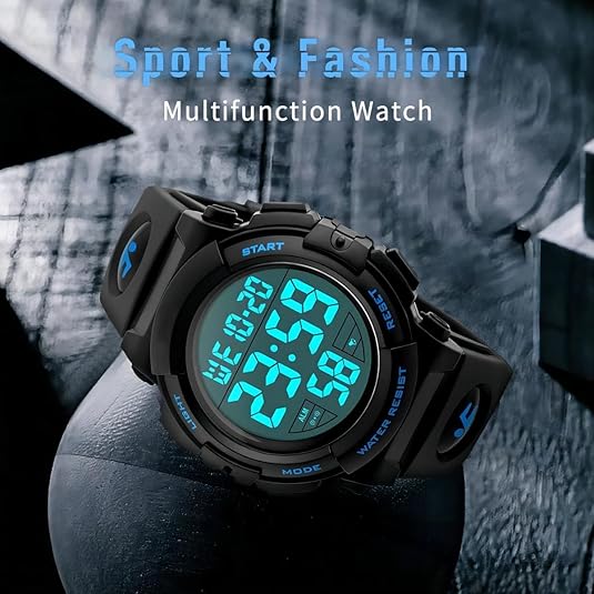 Heren Sporthorloge Digitale Militaire Stijl 5