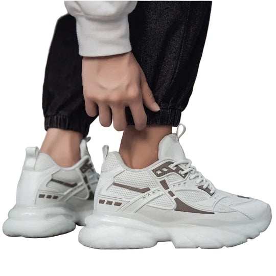 Heren Sportschoenen Mesh Met Verhoogde Zool voor Comfort en Stijl 0