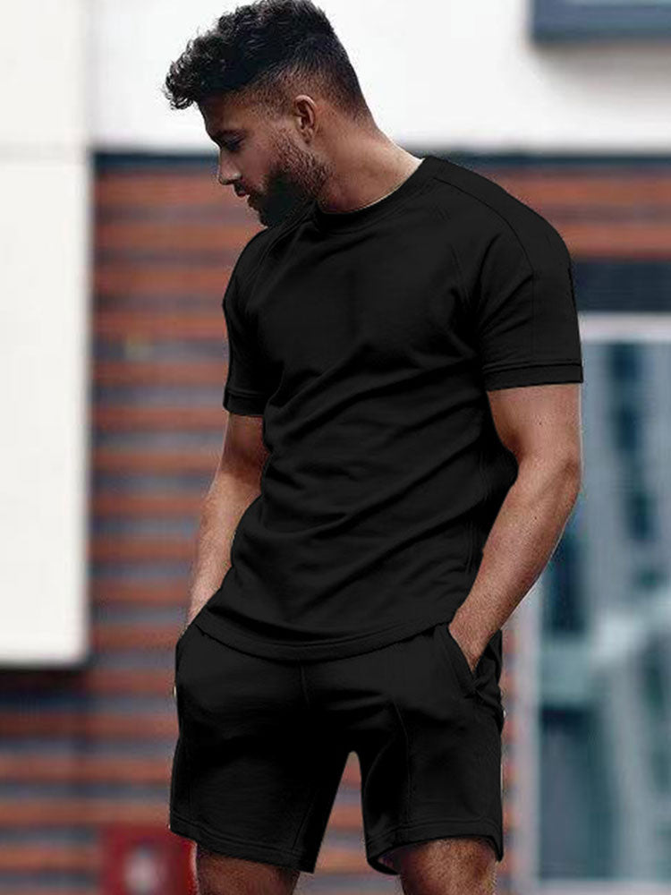 Heren T-shirt en Shorts Set Casual Zomerlook 7