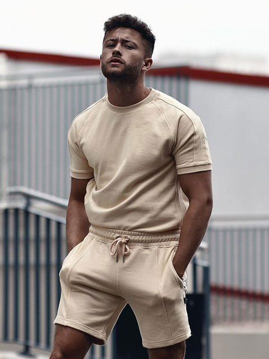 Heren T-shirt en Shorts Set Casual Zomerlook 8