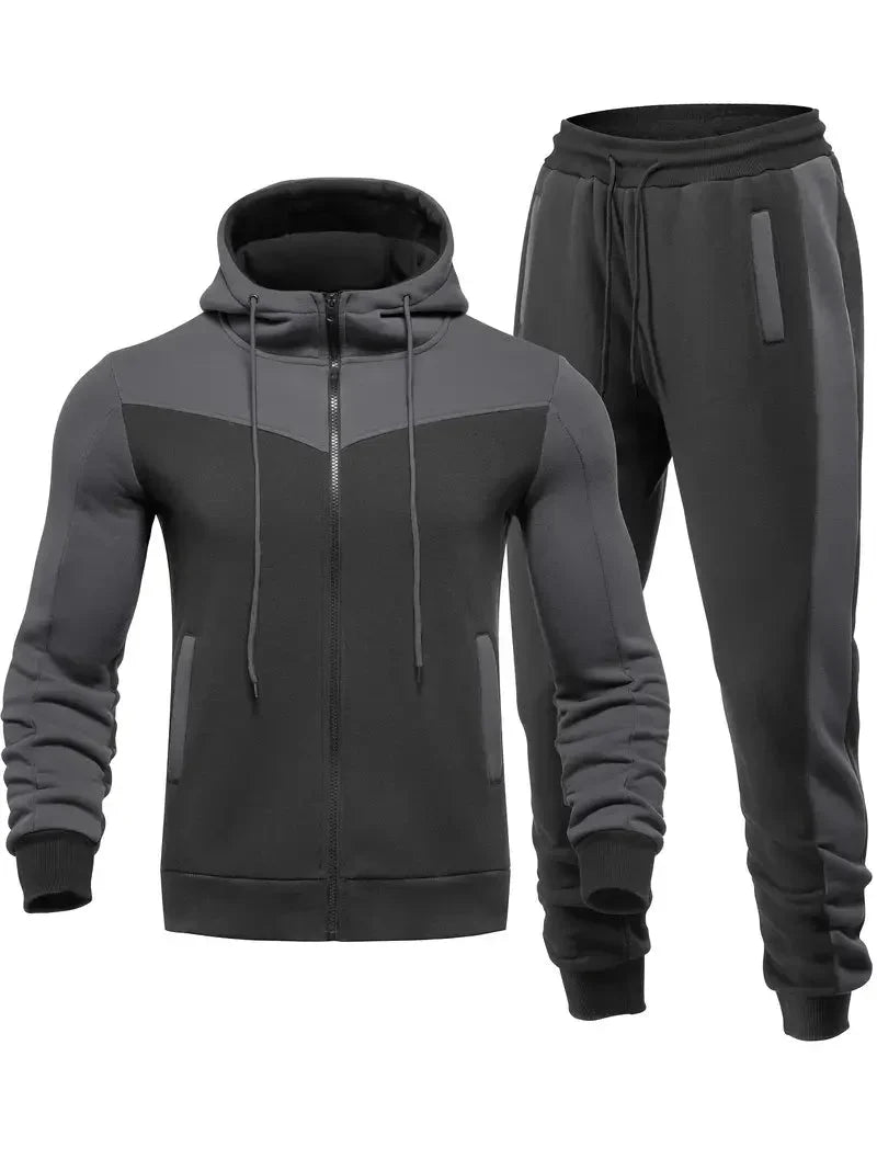 Heren Trainingspak Modern en Comfortabel 2-delig Voor Actieve Sporters 3