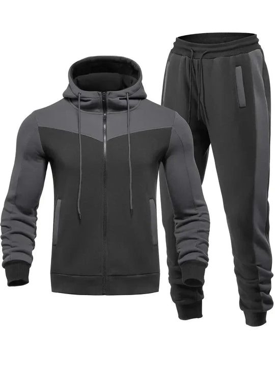 Heren Trainingspak Modern en Comfortabel 2-delig Voor Actieve Sporters 3