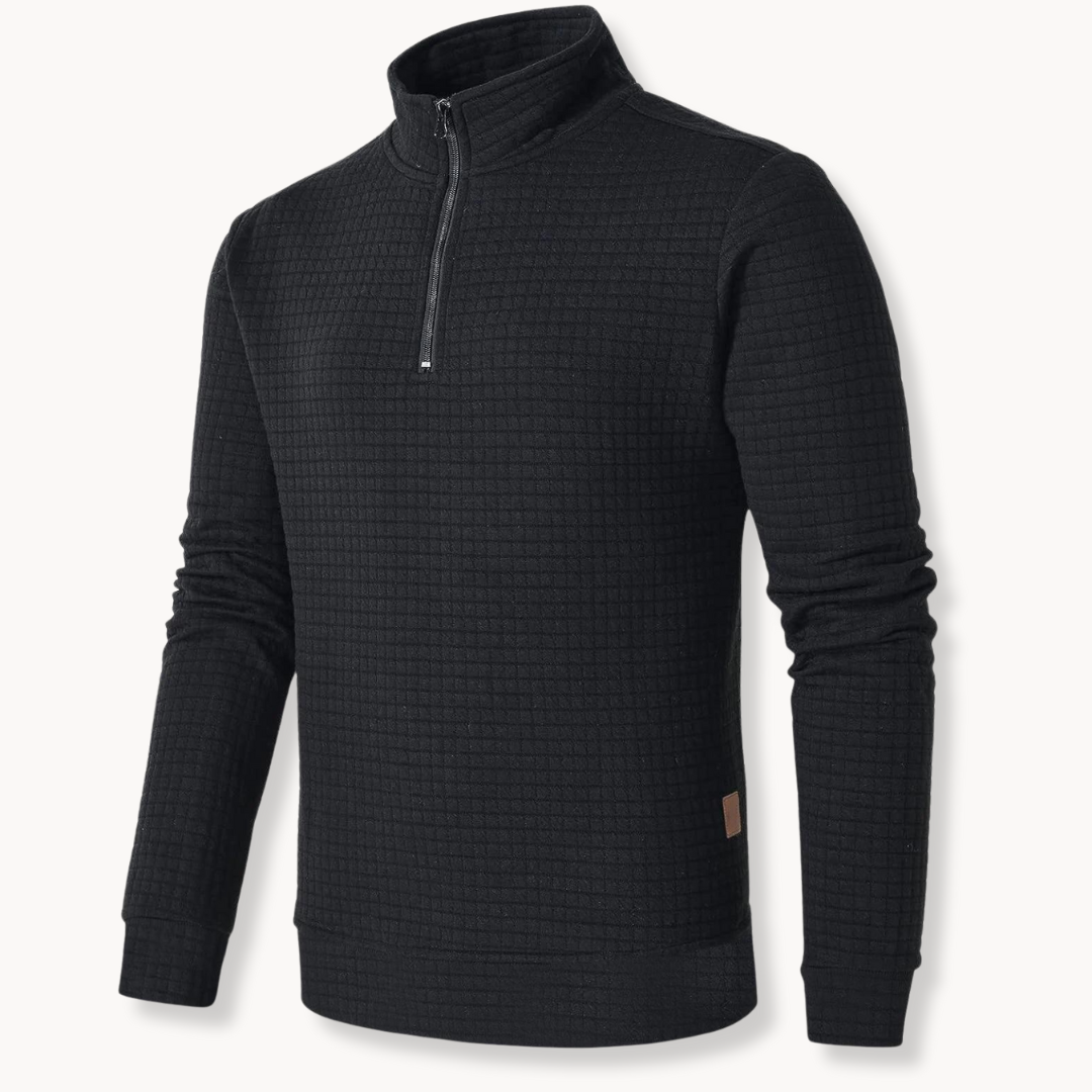 Heren Trui Halfzipper Casual Stijl Uniek Patroon 0