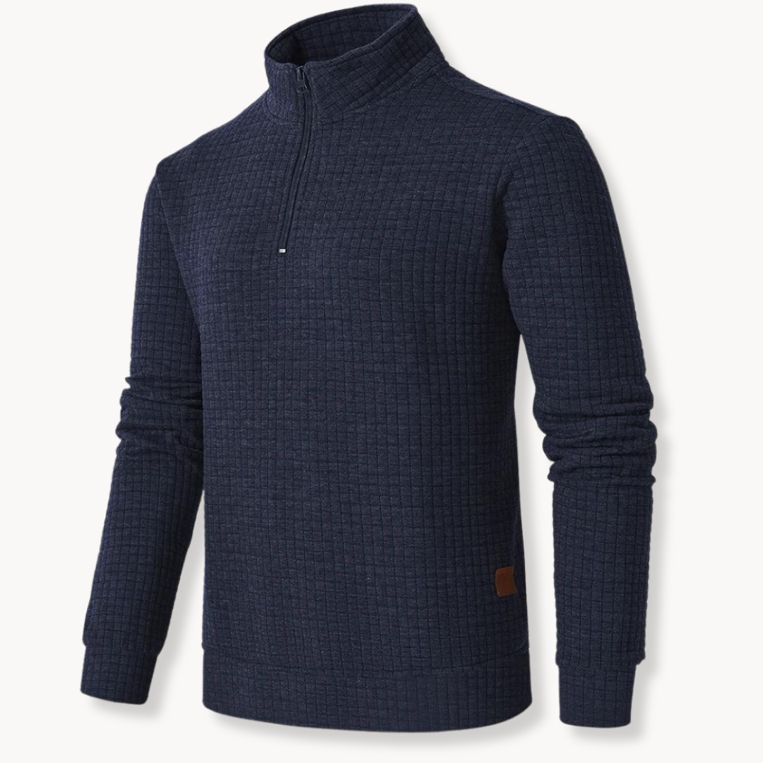 Heren Trui Halfzipper Casual Stijl Uniek Patroon 3