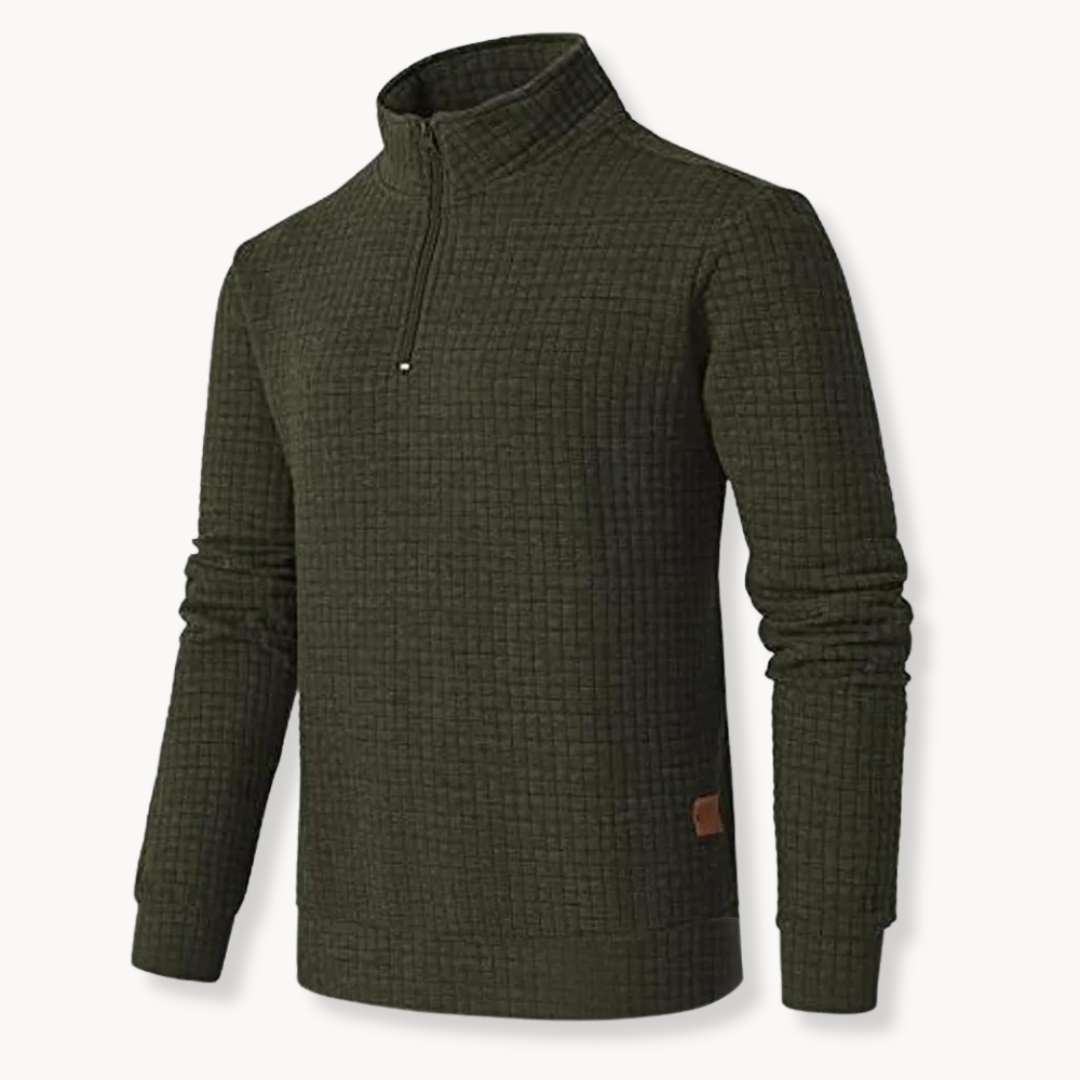 Heren Trui Halfzipper Casual Stijl Uniek Patroon 6