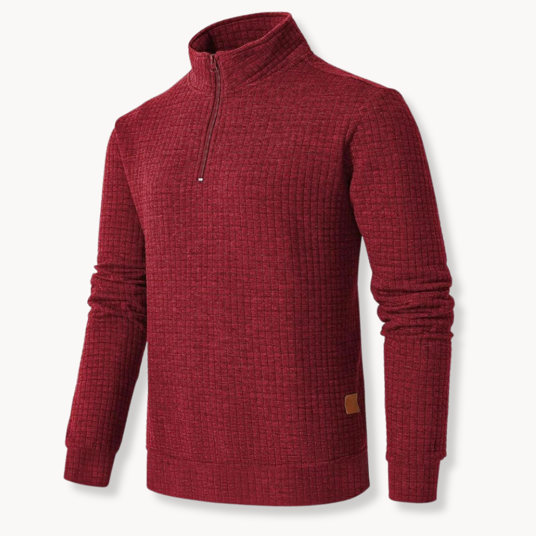 Heren Trui Halfzipper Casual Stijl Uniek Patroon 7