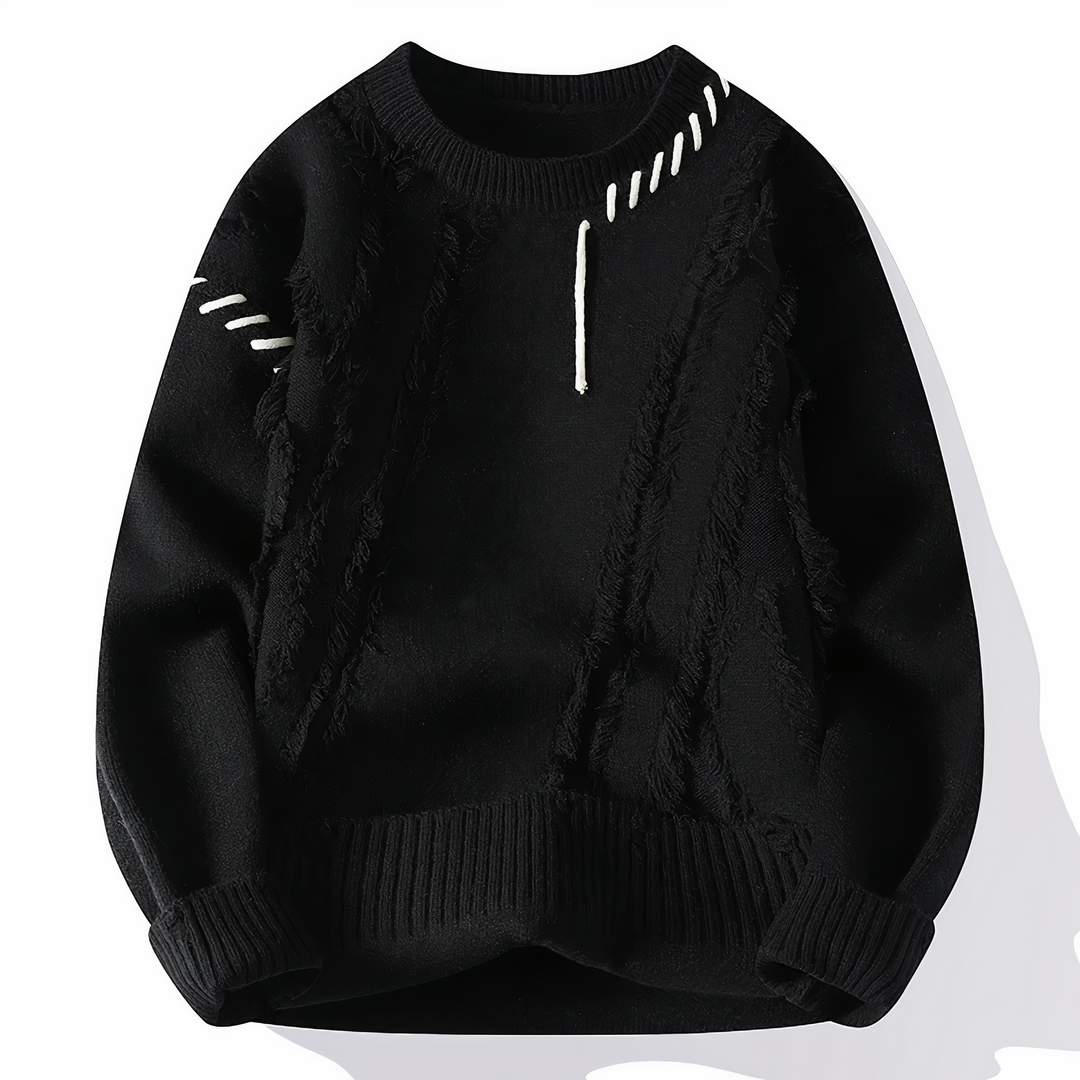 Heren Trui Patchwork Stijl Casual 8