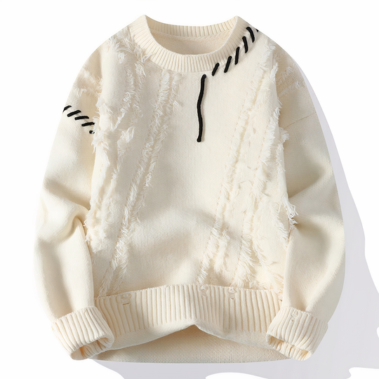 Heren Trui Patchwork Stijl Casual 9