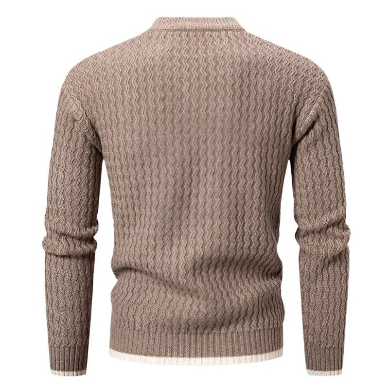 Heren Trui Ronde Hals Luxe Stijl 5