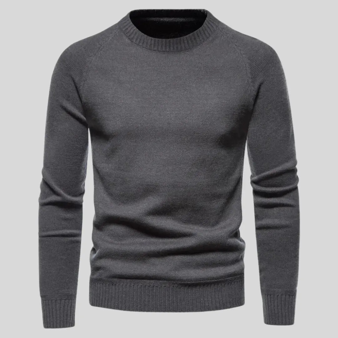 Heren Trui van Lyocell met Minimalistisch Design 8