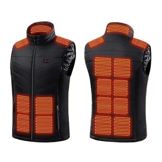 Heren Verwarmd Vest met 13 Verwarmingszones Modern Design 0