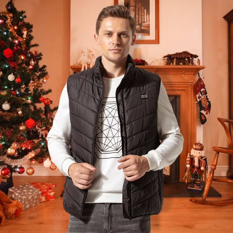 Heren Verwarmd Vest met 13 Verwarmingszones Modern Design 8