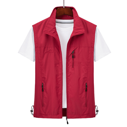 Heren Vest Lichtgewicht met Opstaande Kraag voor Casual en Formele Gelegenheden 1