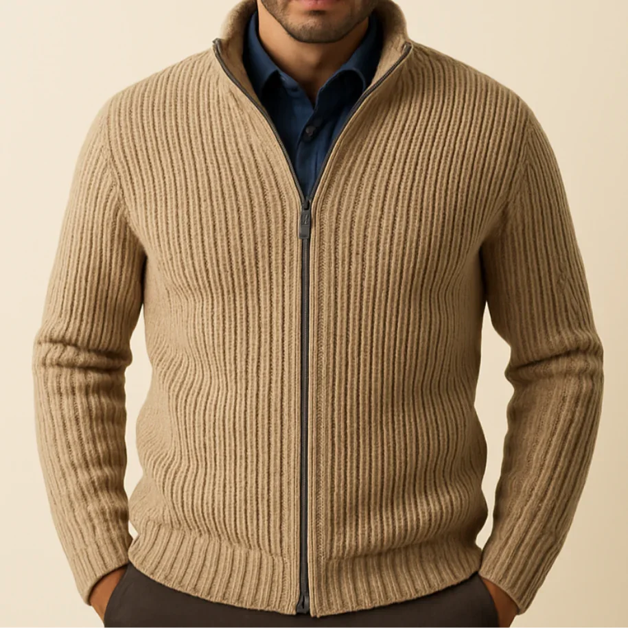 Heren Vest Met Rits Casual Stijl 3