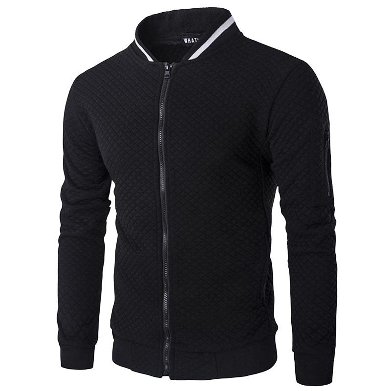 Heren Vest Met Rits Ruitpatroon Casual 2