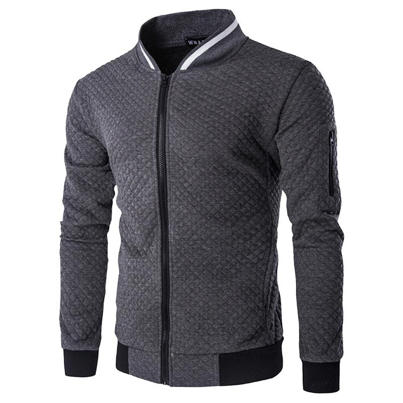 Heren Vest Met Rits Ruitpatroon Casual 3