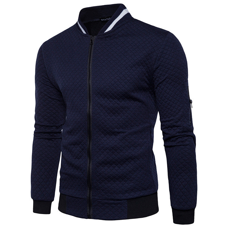 Heren Vest Met Rits Ruitpatroon Casual 4