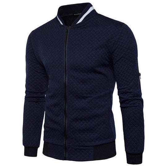 Heren Vest Met Rits Ruitpatroon Casual 4
