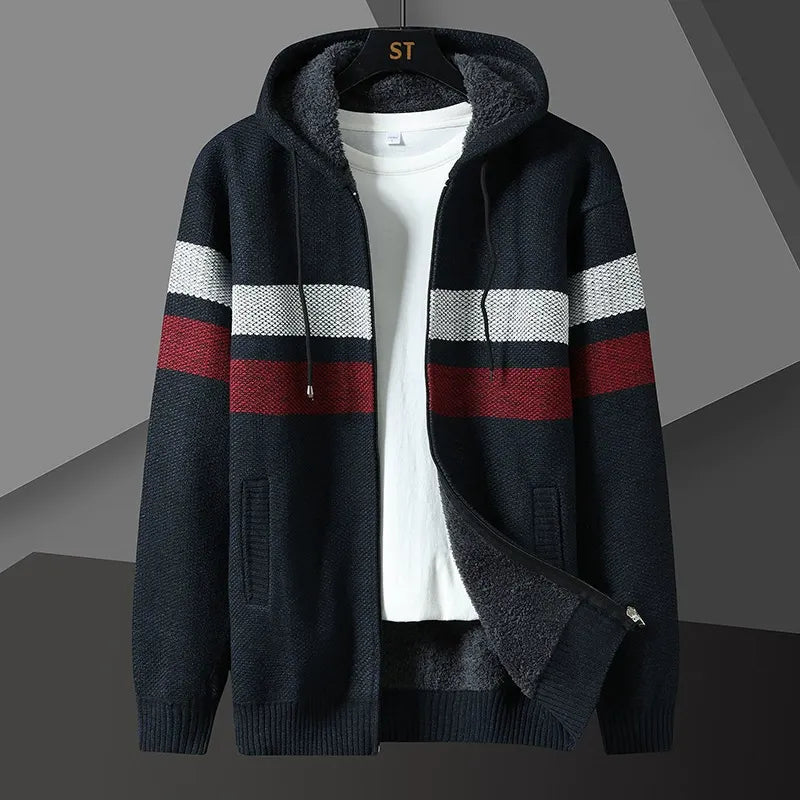 Heren Vest Met Rits en Capuchon Voor Comfortabele Casual Stijl 4