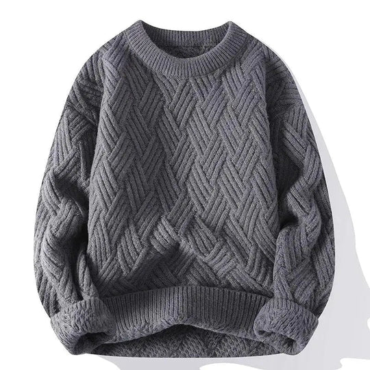 Heren Vintage Casual Trui Relaxed Fit Katoen 1