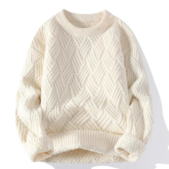 Heren Vintage Casual Trui Relaxed Fit Katoen 6