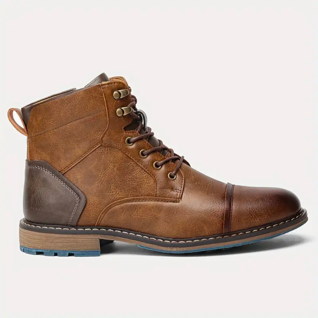 Heren Vintage Leren Schoenen Stijlvol 3