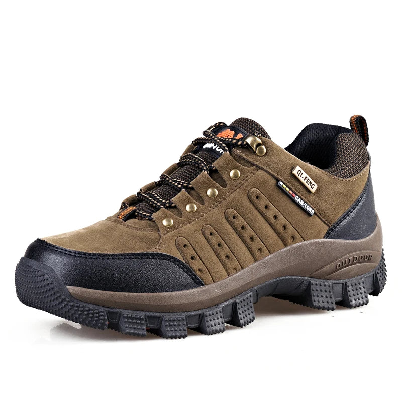 Heren Wandelschoenen Waterdicht Trekking Schoenen Antislip Rubberen Zool 0