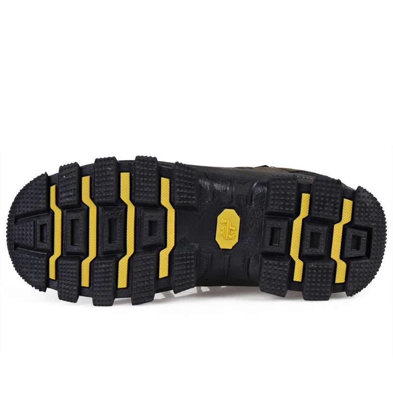 Heren Wandelschoenen Waterdicht Trekking Schoenen Antislip Rubberen Zool 4