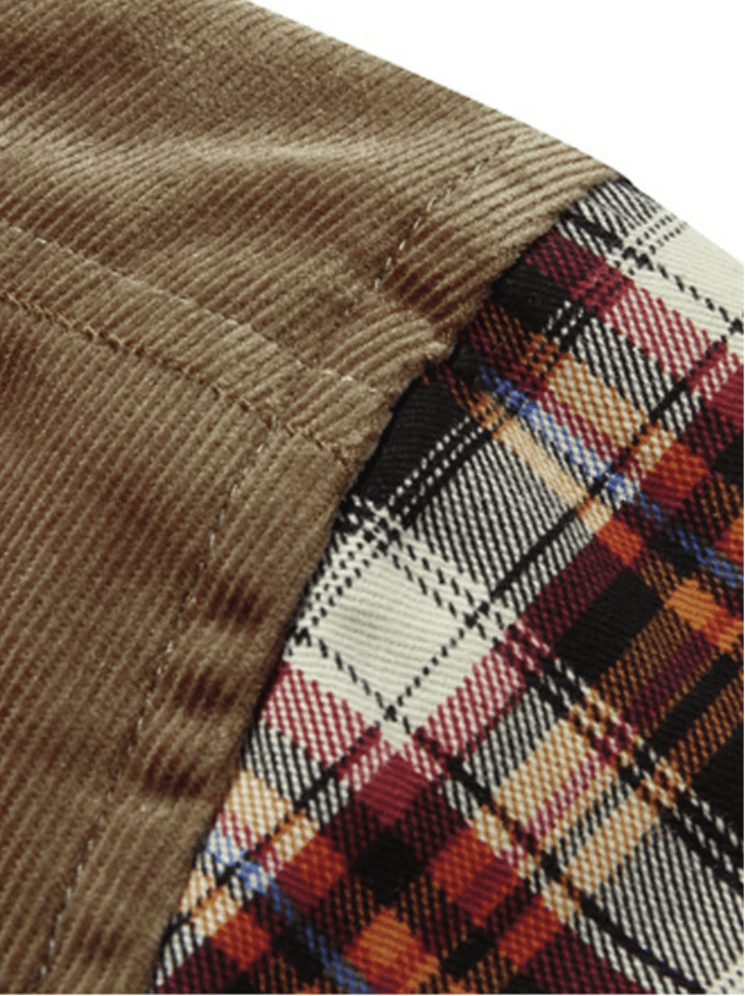 Heren Winterjas Casual Flanel Gevoerd Met Neppels 7