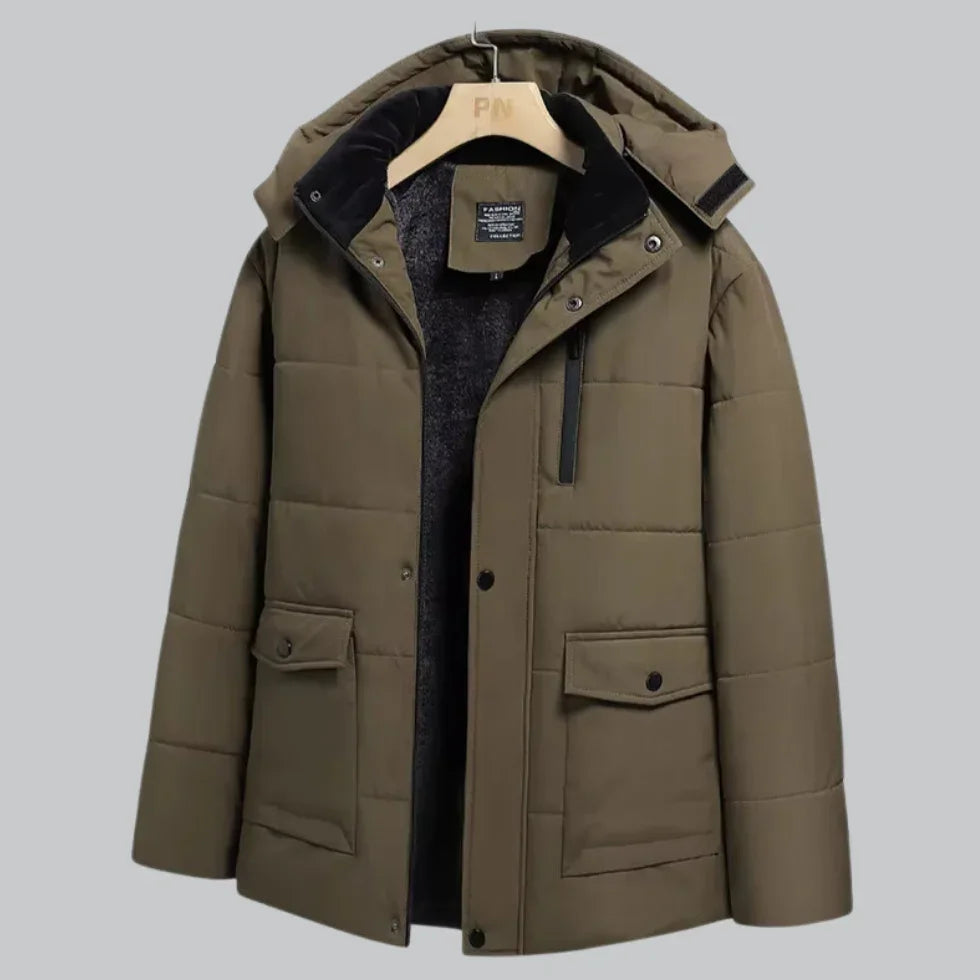 Heren Winterjas Waterdicht met Fleece Voering 5