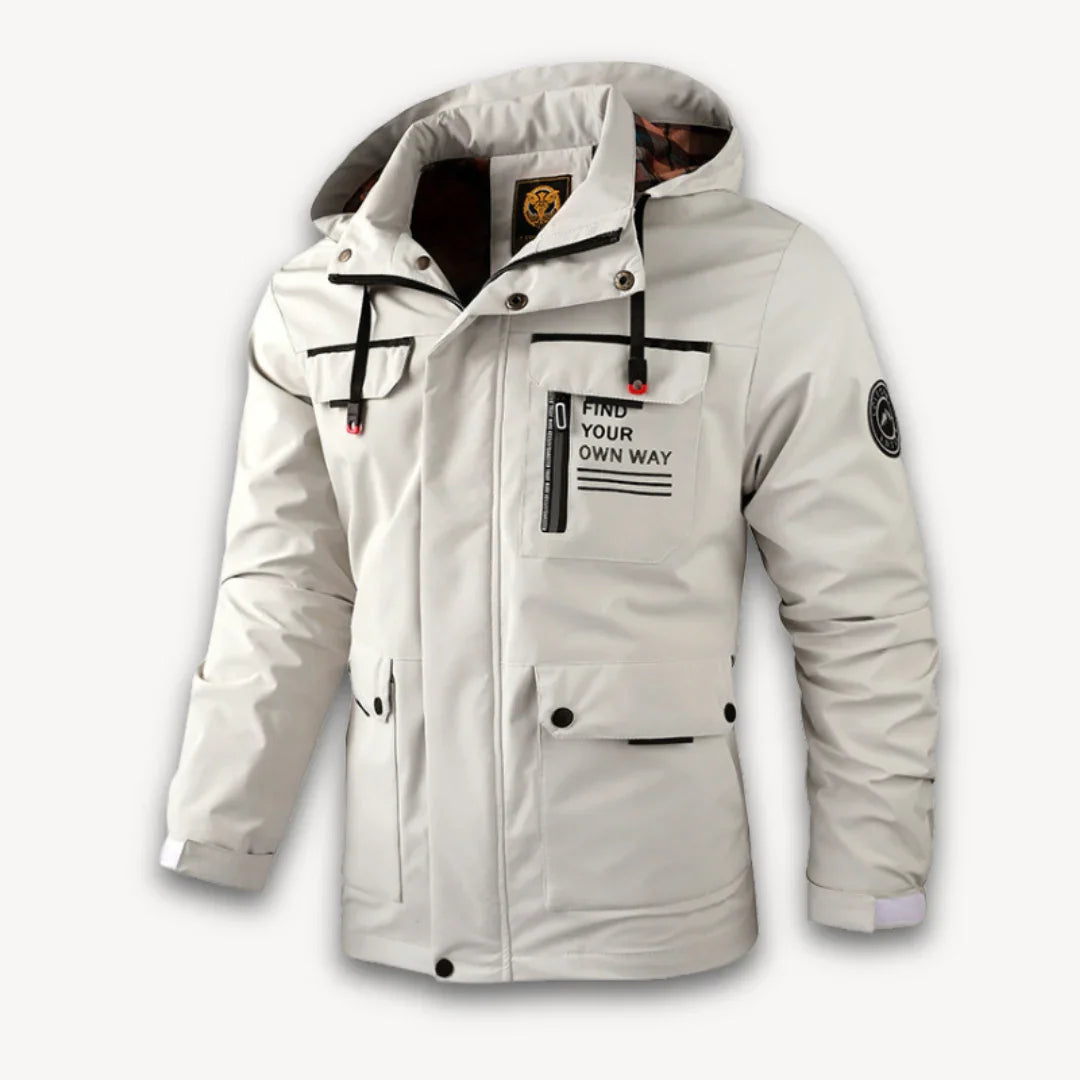 Heren Winterjas met Capuchon en Waterafstotende Afwerking 0
