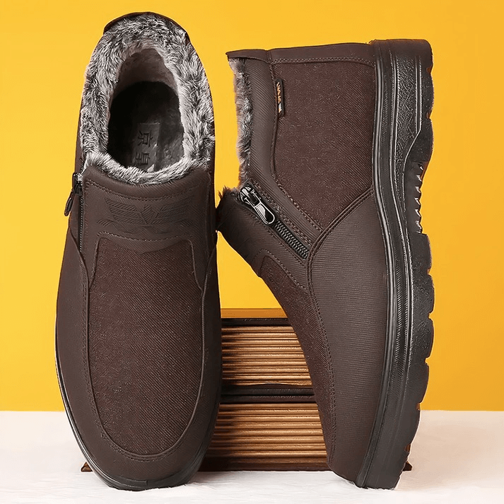 Heren Winterschoenen Waterdicht met Bontvoering voor Koude Dagen 1