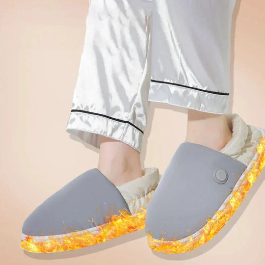 Heren en Dames Elektrische Pantoffels voor Comfortabele Warmte 2