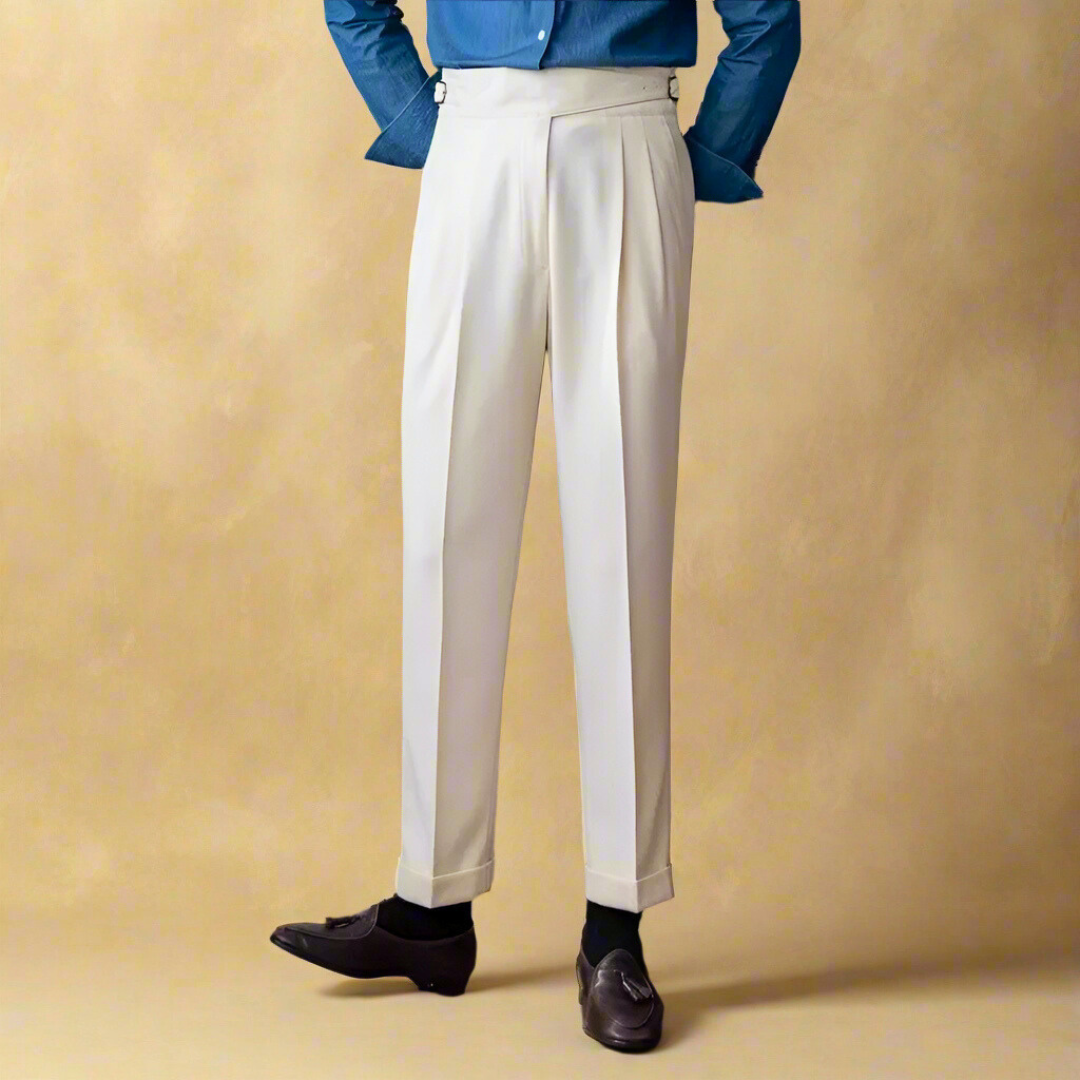 Herenbroek Hoge Taille Stijlvol 0