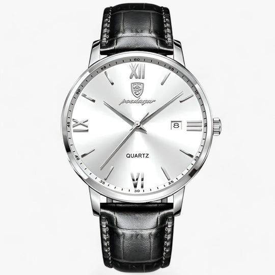 Herenhorloge met Leren Band en Quartz Uurwerk 3