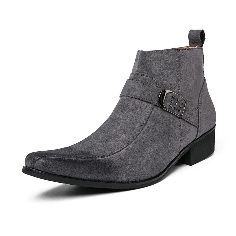 Herenlaarzen Retro Stijl 3