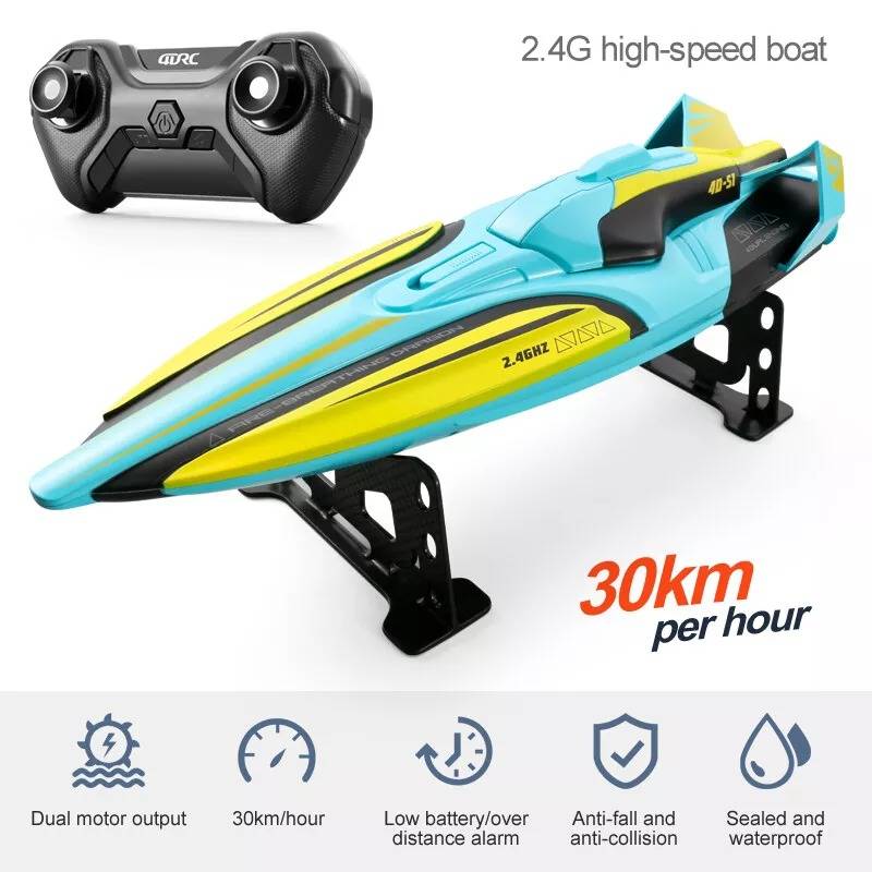 Hoge Snelheid RC-boot met Dubbele Motoren 3