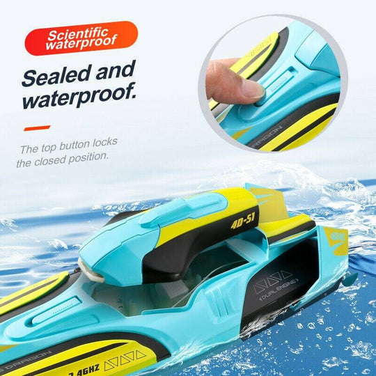Hoge Snelheid RC-boot met Dubbele Motoren 7